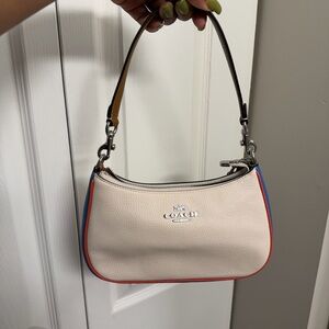 Coach Cream and Blue Women's Bag